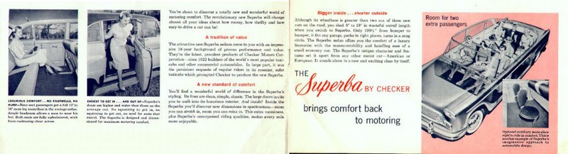 1960 Checker Brochure Page 2